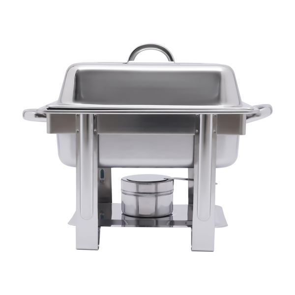 Réchauffeur de nourriture en acier inoxydable CNCEST 1/2 récipient chauffant réchaud 4,0 litres