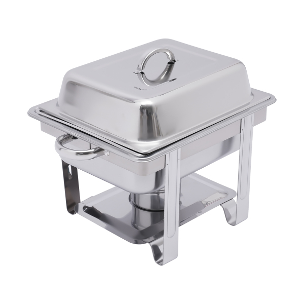 Réchauffeur de nourriture en acier inoxydable CNCEST 1/2 récipient chauffant réchaud 4,0 litres