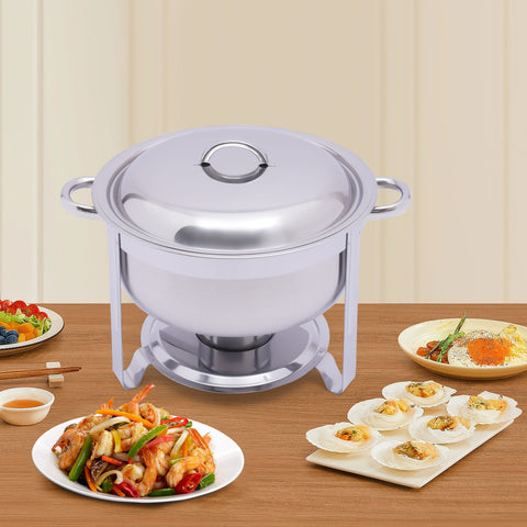 Chafing Dish Chafer rond en acier inoxydable