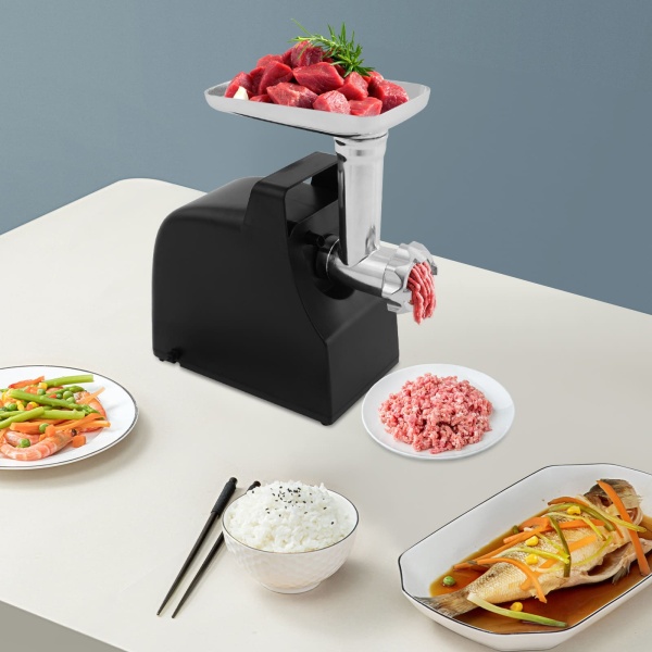 Kit de hachoir à viande multifonctionnel, hachoir à viande électrique avec poignée, pour faire des boulettes de viande, de la sauce à la viande et la saucisse Kit de hachoir à viande multifonctionnel, hachoir à viande électrique avec poignée, pour faire des boulettes de viande, de la sauce à la viande et la saucisse
