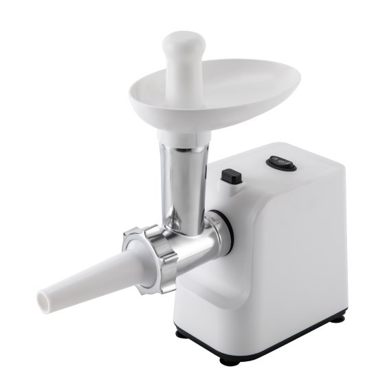Hachoir à viande électrique Multi hachoir à viande 3 plaques hachoir à viande avec accessoires 1000 W (blanc)