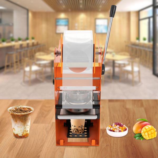 CNCEST Machine à sceller les tasses de thé manuelle, machine à sceller les tasses pour le thé au lait à bulles CNCEST Machine à sceller les tasses de thé manuelle, machine à sceller les tasses pour le thé au lait à bulles