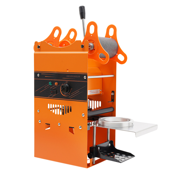CNCEST Machine à sceller les tasses de thé manuelle, machine à sceller les tasses pour le thé au lait à bulles