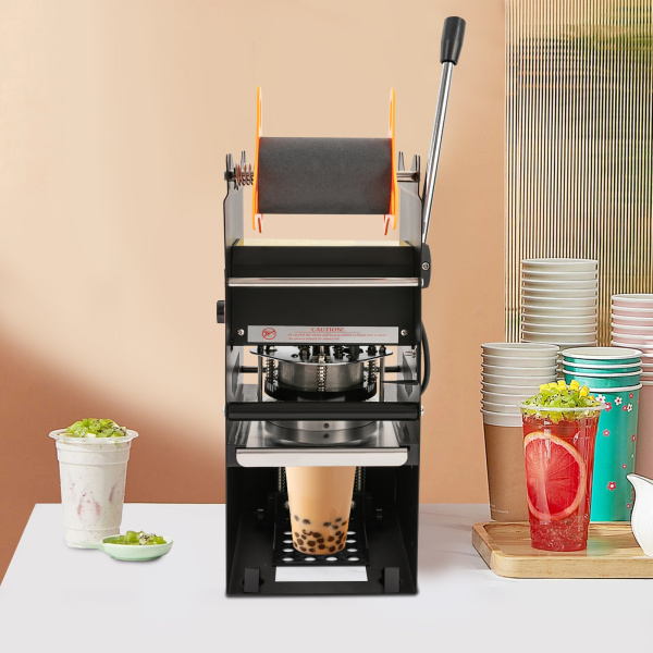 CNCEST Machine à sceller les tasses de thé manuelle, machine à sceller les tasses pour le thé au lait à bulles CNCEST Machine à sceller les tasses de thé manuelle, machine à sceller les tasses pour le thé au lait à bulles