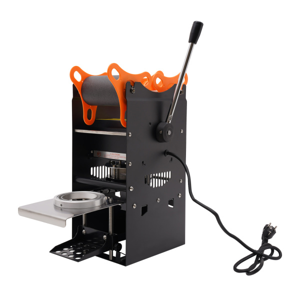 CNCEST Machine à sceller les tasses de thé manuelle, machine à sceller les tasses pour le thé au lait à bulles