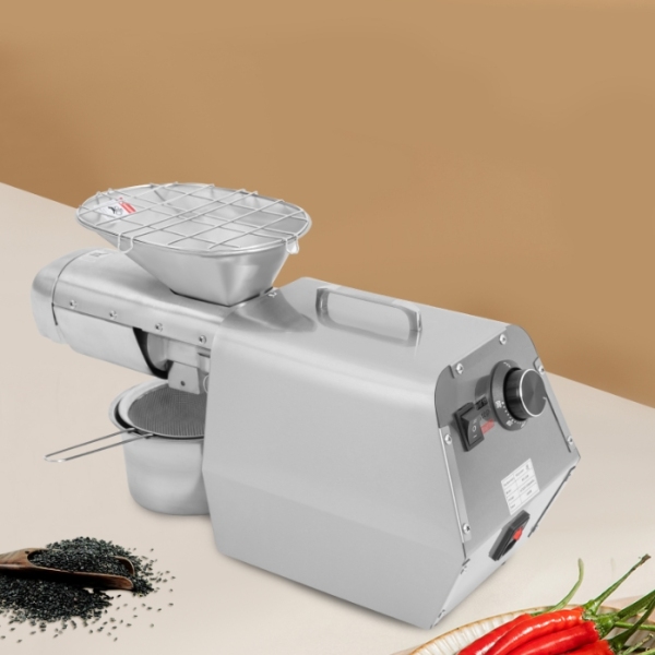 Broyeur électrique en acier inoxydable 1800W, Double pression chaude et froide, adapté aux graines d'arachide et de tournesol