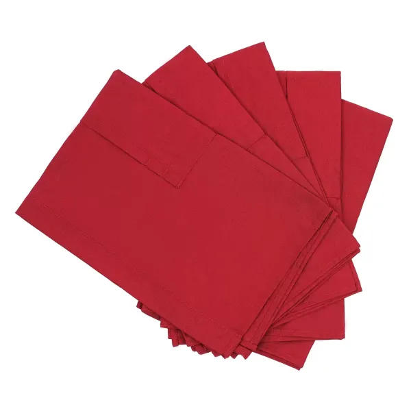 Tablier professionnel de haute qualité pour femmes et hommes - Tablier de cuisine, rouge