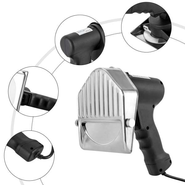 Trancheuse à viande électrique 120W, contient 1 lame de diamétre 12 cm ,epaisseur de coupe de 0 à 10 mm Trancheuse à viande électrique 120W, contient 1 lame de diamétre 12 cm ,epaisseur de coupe de 0 à 10 mm