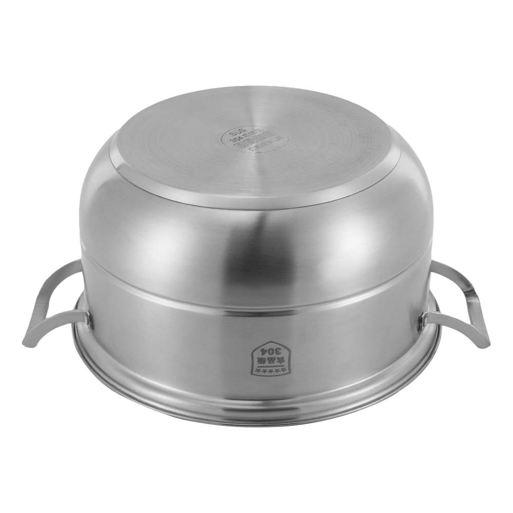 Marmite à induction, Set de cuisson vapeur, Marmite à soupe multicouche en acier inoxydable (30cm)