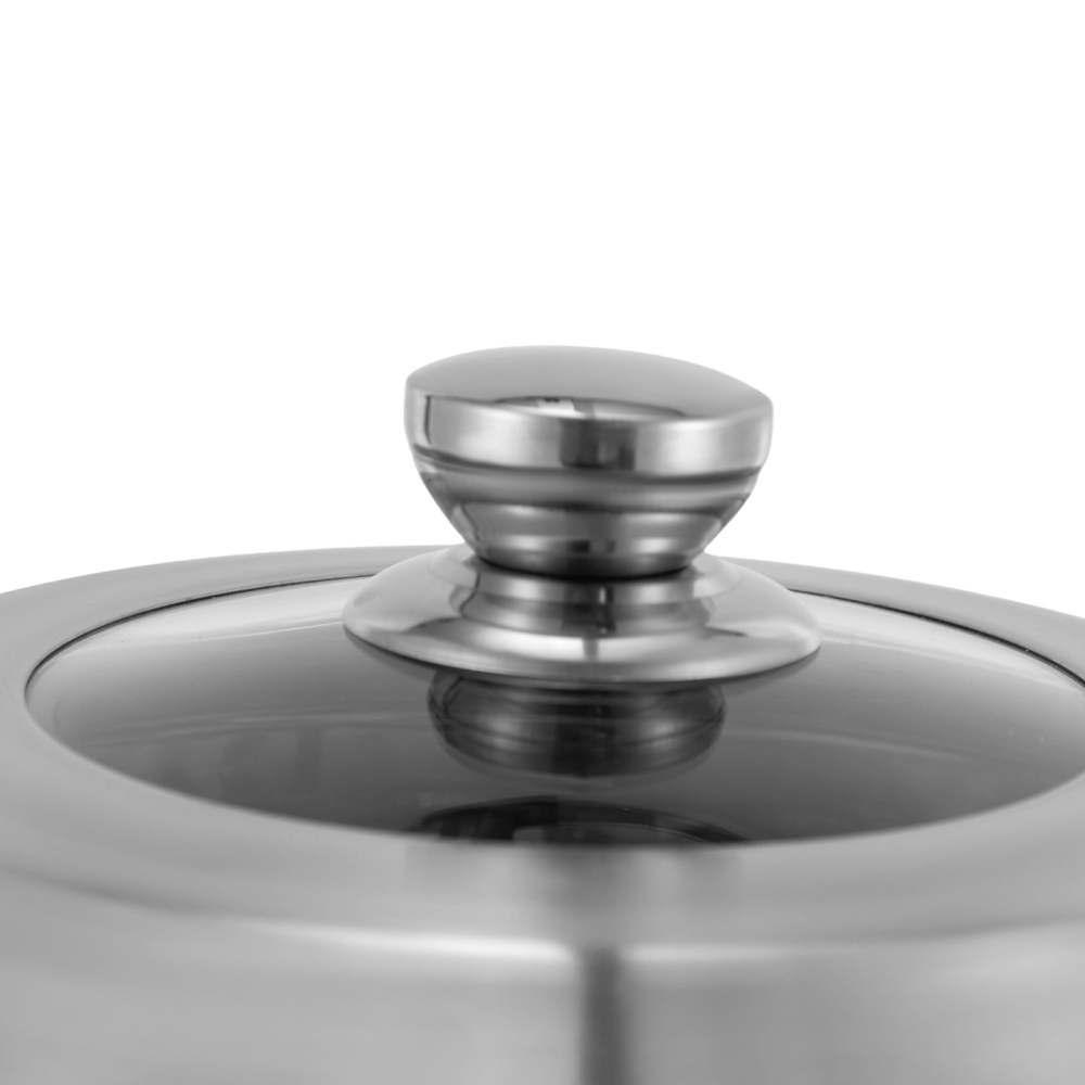 Marmite à induction, Set de cuisson vapeur, Marmite à soupe multicouche en acier inoxydable (30cm)