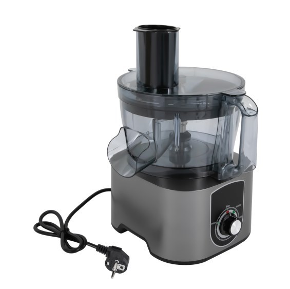 Coupe-fruits électrique 3 en 1, 600 W, robot culinaire universel, capacité de 7 L, 600 W, gris