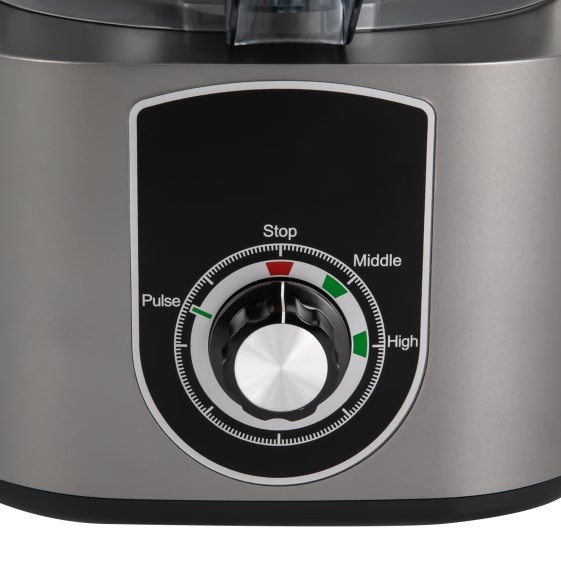 Coupe-fruits électrique 3 en 1, 600 W, robot culinaire universel, capacité de 7 L, 600 W, gris