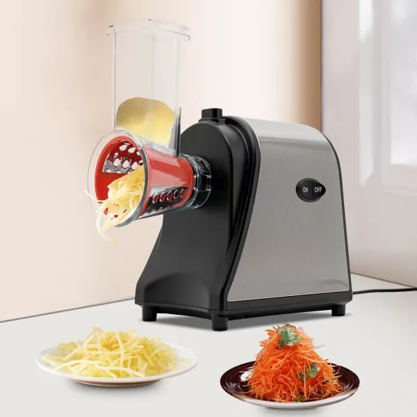 Râpe à fromage électrique, trancheuse électrique professionnelle, trancheuse à disque électrique professionnelle, coupe-légumes électrique