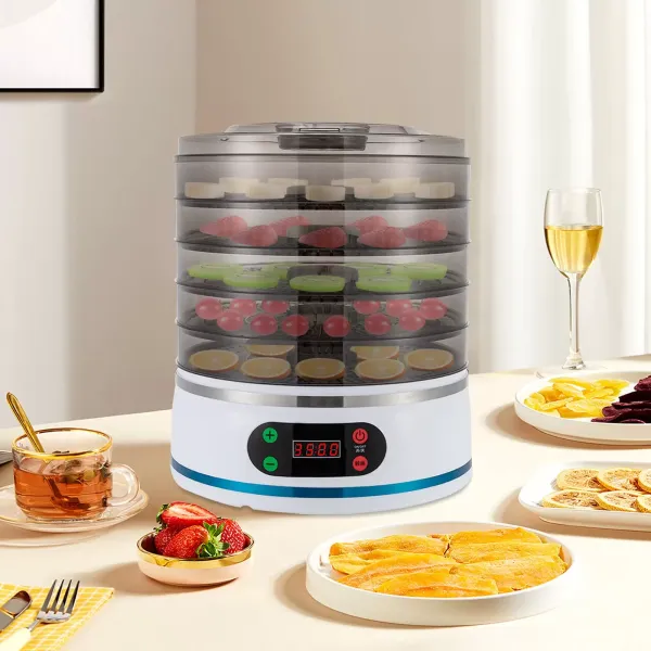 Déshydrateur de nourriture de dessiccateur de fruits et légumes de ménage de 5 couches pour la nourriture et les fruits séchés