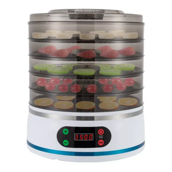 Déshydrateur de nourriture de dessiccateur de fruits et légumes de ménage de 5 couches pour la nourriture et les fruits séchés