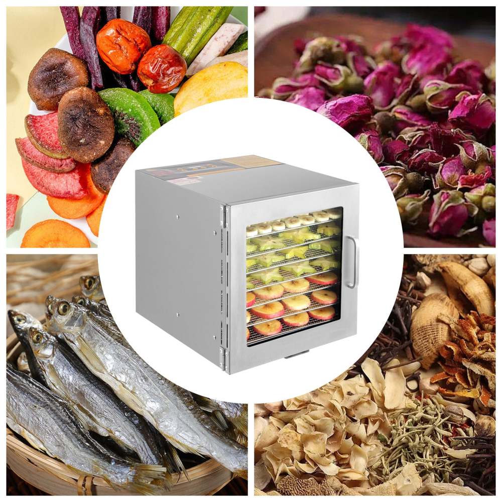 Déshydrateur alimentaire en acier inoxydable pour température alimentaire réglable