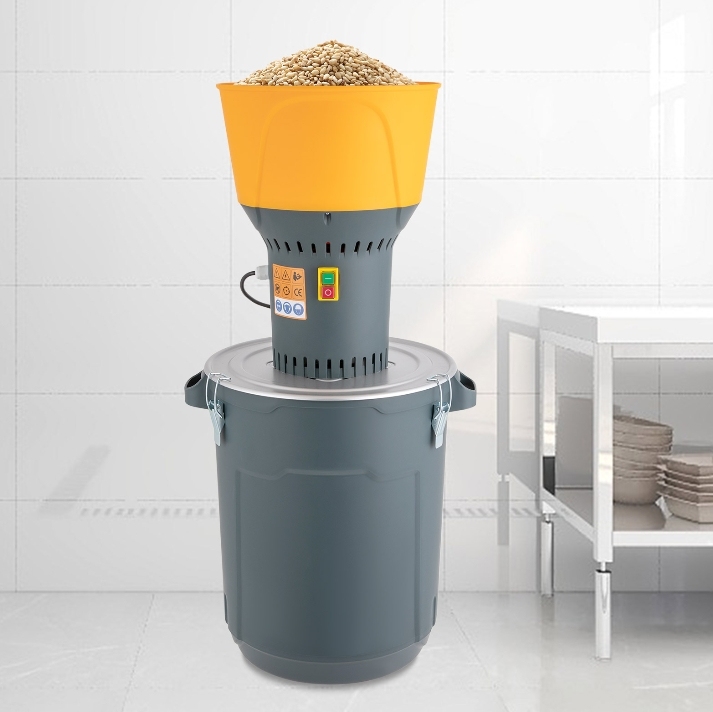 Broyeur électrique 1300 W avec seau de 50 L et 5 trous de tamis, adapté à la fabrication d'aliments