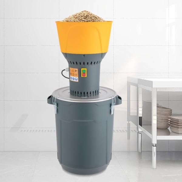 Broyeur électrique 1300 W avec seau de 50 L et 5 trous de tamis, adapté à la fabrication d'aliments