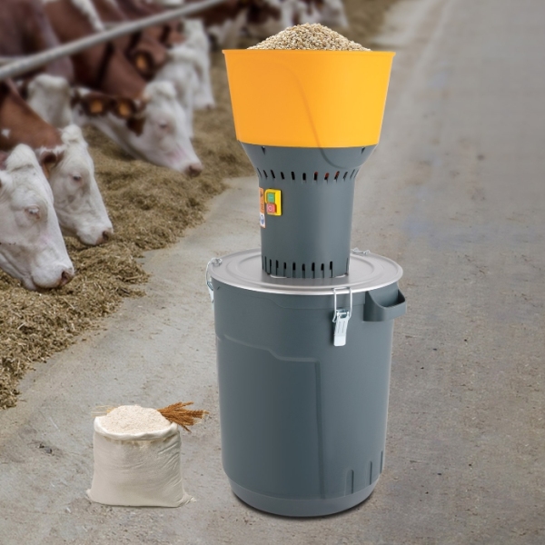 Broyeur électrique 1300 W avec seau de 50 L et 5 trous de tamis, adapté à la fabrication d'aliments Broyeur électrique 1300 W avec seau de 50 L et 5 trous de tamis, adapté à la fabrication d'aliments