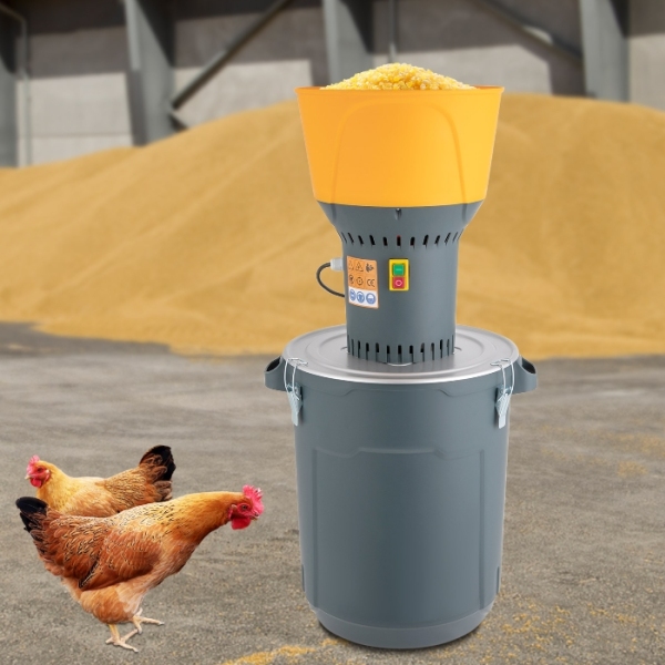 Broyeur électrique 1300 W avec seau de 50 L et 5 trous de tamis, adapté à la fabrication d'aliments