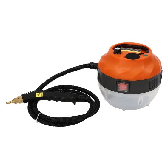 Nettoyeur vapeur, 1600 W, nettoyeur vapeur haute pression, nettoyeur vapeur voiture, 6 vitesses, réglable, Orange