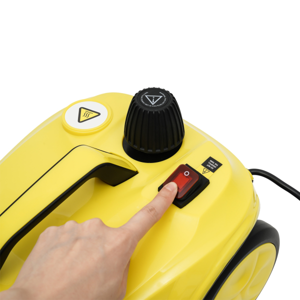 Nettoyeur à vapeur polyvalent portatif nettoyeur à vapeur haute pression jaune Nettoyeur à vapeur polyvalent portatif nettoyeur à vapeur haute pression jaune