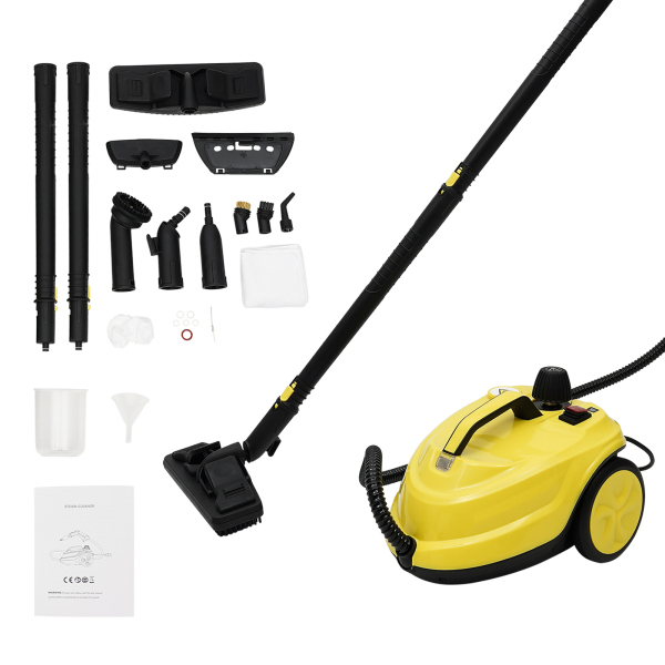Nettoyeur à vapeur polyvalent portatif nettoyeur à vapeur haute pression jaune Nettoyeur à vapeur polyvalent portatif nettoyeur à vapeur haute pression jaune