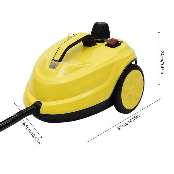 Nettoyeur à vapeur polyvalent portatif nettoyeur à vapeur haute pression jaune Nettoyeur à vapeur polyvalent portatif nettoyeur à vapeur haute pression jaune