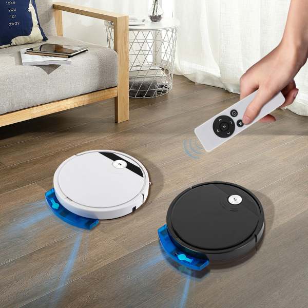 Balayeuse 3 en 1, balayeuse multifonction, aspirateur robot avec 1800Pa (noir) Balayeuse 3 en 1, balayeuse multifonction, aspirateur robot avec 1800Pa (noir)