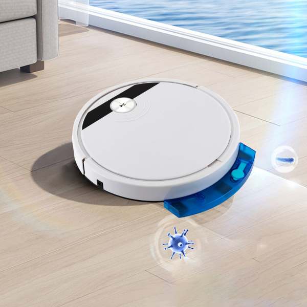 Balayeuse 3 en 1, balayeuse multifonction, aspirateur robot avec 1800Pa (blanc) Balayeuse 3 en 1, balayeuse multifonction, aspirateur robot avec 1800Pa (blanc)