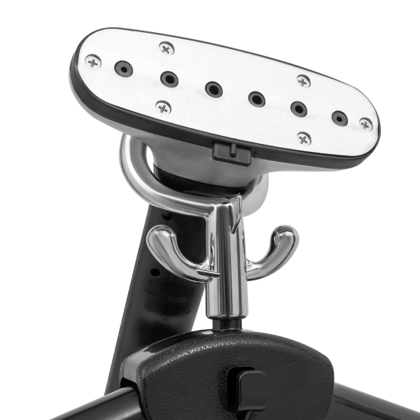 Défroisseur à vapeur sur pied avec roulettes, Trois vitesses, Hauteur réglable, 2200 W, Température de vapeur : 99℃, Argent