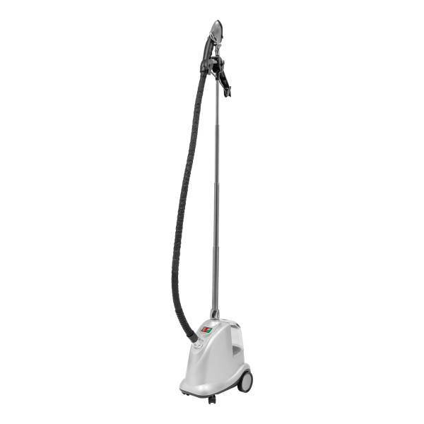 Défroisseur à vapeur sur pied avec roulettes, Trois vitesses, Hauteur réglable, 2200 W, Température de vapeur : 99℃, Argent