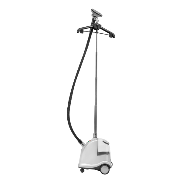 Défroisseur à vapeur sur pied avec roulettes, Trois vitesses, Hauteur réglable, 2200 W, Température de vapeur : 99℃, Argent