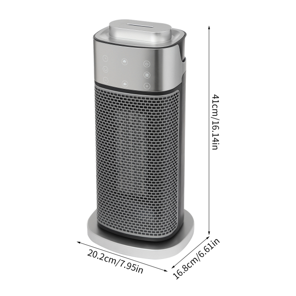 Chauffage électrique portable, chauffage électrique avec minuterie, chauffage d'intérieur avec humidification de l'air