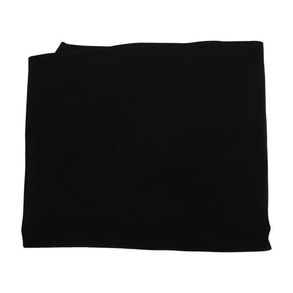 Lot de 6 housses de chaise - En cuir synthétique - Extensible - Amovibles - imperméables, résistantes à l'huile et aux taches (noir)