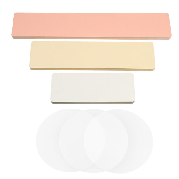 Colonnes de papier pliables présentoirs supports pour mariage, fiançailles, fête d'anniversaire, décoration trois paquets blanc champagne rose clair