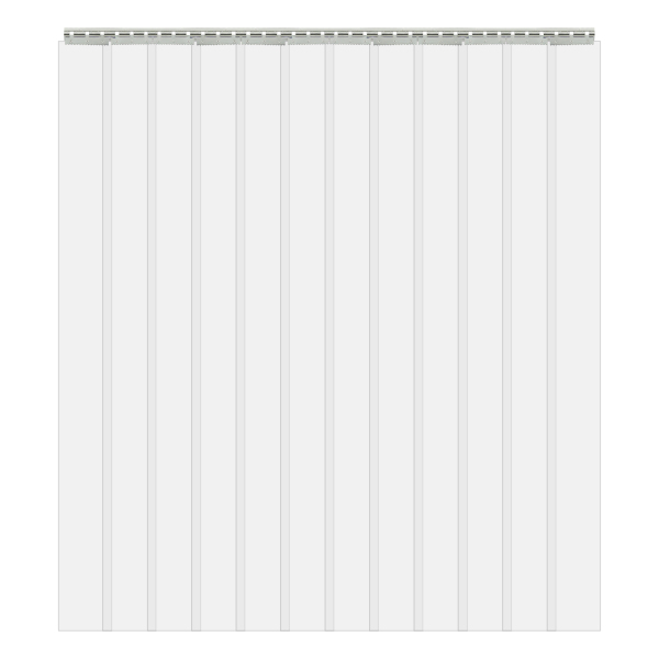 210 x 180 cm Kit de rideau de porte en plastique à 12 bandes, rideau de porte de congélateur en PVC, rideau de porte pour entrepôt, garage, industrie
