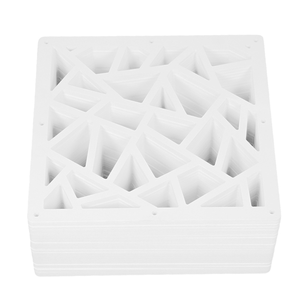 Lot de 24 cloisons de séparation à suspendre 29 x 29 cm, panneaux muraux décoratifs, panneaux de séparation creux