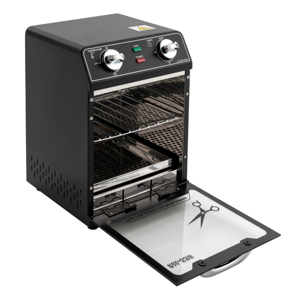Stérilisateur haute température 8L, armoire de désinfection pour stérilisateur à air chaud 600W (noir)