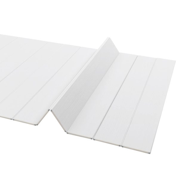 Housse de baignoire pliable 170 x 70 cm - Blanc - Grain de bois - Pour une expérience de spa, résistance à la température de 80 °C