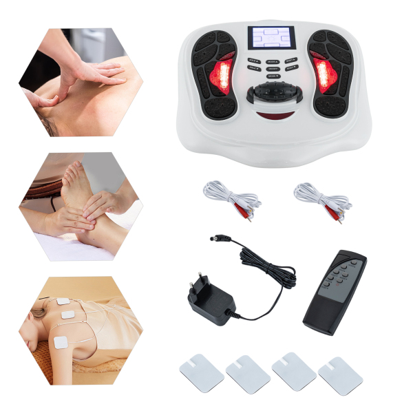 Simulateur de circulation sanguine pour les jambes Masseur de pieds électrique avec télécommande Masseur de pieds LED utilisé dans les spas pour les pieds, les maisons et les magasins de beauté