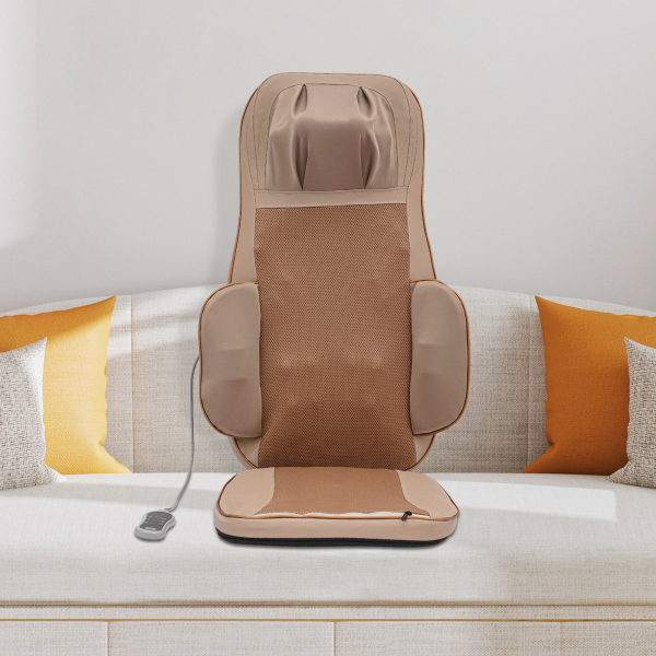 Massage du cou des épaules du dos des cuisses utilisé sur un canapé inclinable Chaise de bureau Vitesses de massage 3 niveaux