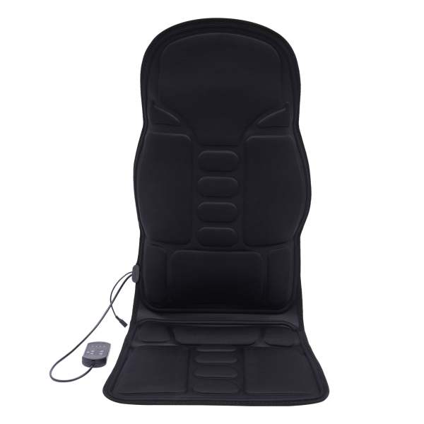 Coussin de siège de massage avec chaleur et vibrations, masseur de dos pour chaises, tapis de massage pour la relaxation à la maison et au bureau