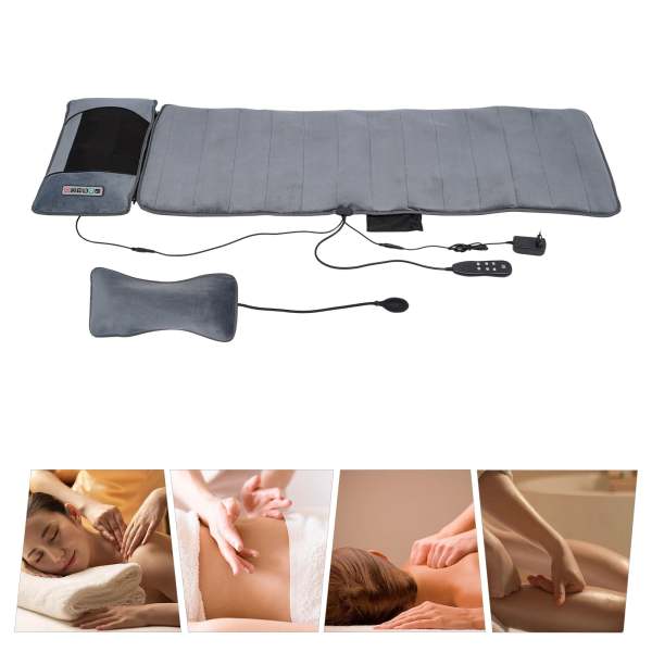 Tapis de massage complet du corps avec chaleur, coussin de massage Shiatsu