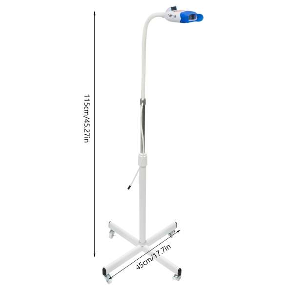 Machine professionnelle de blanchiment des dents Lumière LED, Mobile 36W Lampe dentaire de blanchiment, 2 couleurs lumière bleue/rouge Machine professionnelle de blanchiment des dents Lumière LED, Mobile 36W Lampe dentaire de blanchiment, 2 couleurs lumière bleue/rouge