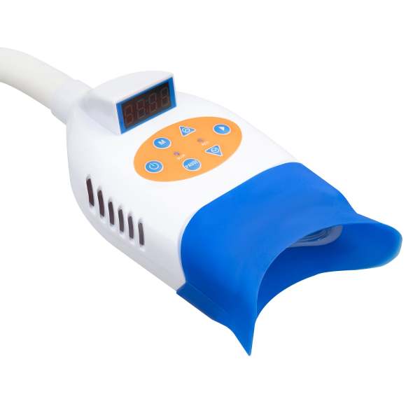 Machine professionnelle de blanchiment des dents Lumière LED, Mobile 36W Lampe dentaire de blanchiment, 2 couleurs lumière bleue/rouge Machine professionnelle de blanchiment des dents Lumière LED, Mobile 36W Lampe dentaire de blanchiment, 2 couleurs lumière bleue/rouge