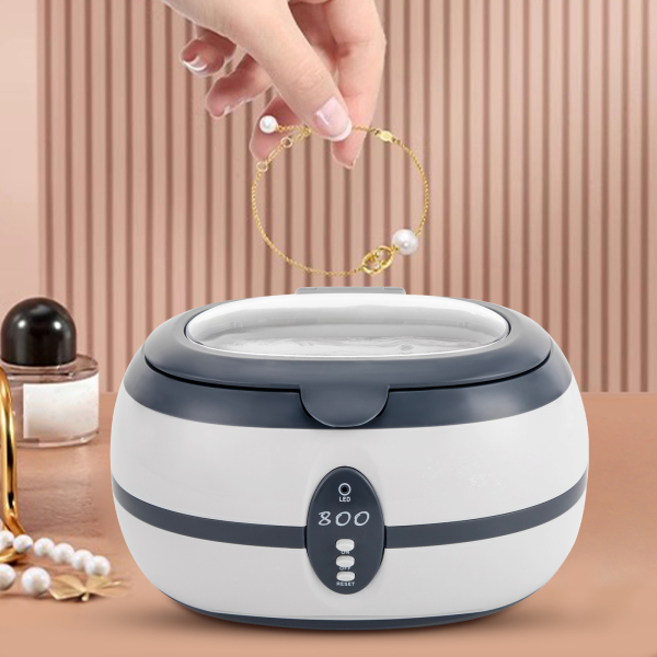 Nettoyeur ultrasonique 600ML, Machine à laver 40kHz pour bijoux/lunettes/instruments dentaires, équipement de laboratoire étanche