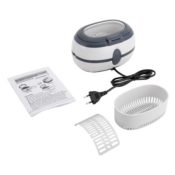 Nettoyeur ultrasonique 600ML, Machine à laver 40kHz pour bijoux/lunettes/instruments dentaires, équipement de laboratoire étanche Nettoyeur ultrasonique 600ML, Machine à laver 40kHz pour bijoux/lunettes/instruments dentaires, équipement de laboratoire étanche
