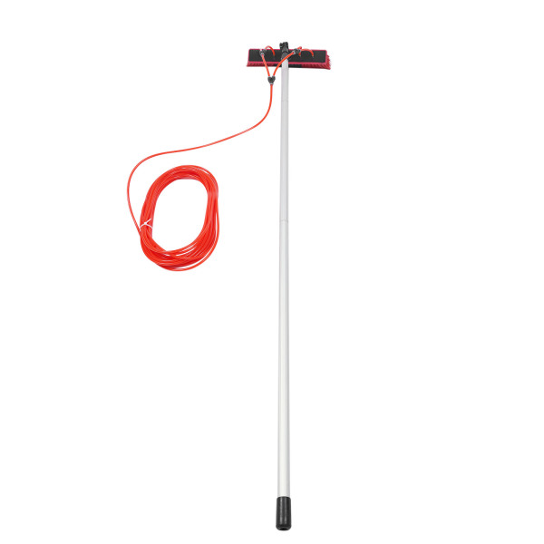 Nettoyeur de vitres Équipement de lavage de vitres Outil de nettoyage de vitres Alliage d'aluminium PVC pour surfaces vitrées extérieures et intérieures