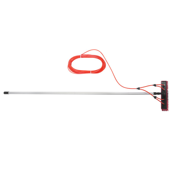 Nettoyeur de vitres Équipement de lavage de vitres Outil de nettoyage de vitres Alliage d'aluminium PVC pour surfaces vitrées extérieures et intérieures